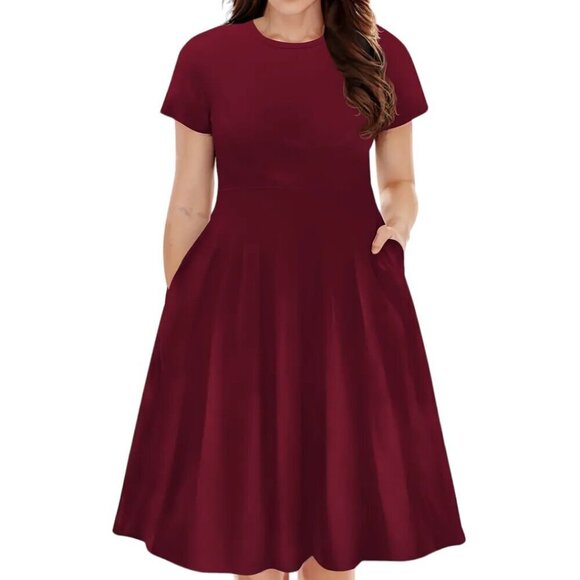 Dresses & Skirts - NEW Unbranded Tee Dress | Burgundy
